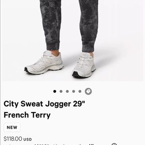 NWT lululemon men’s joggers (S)